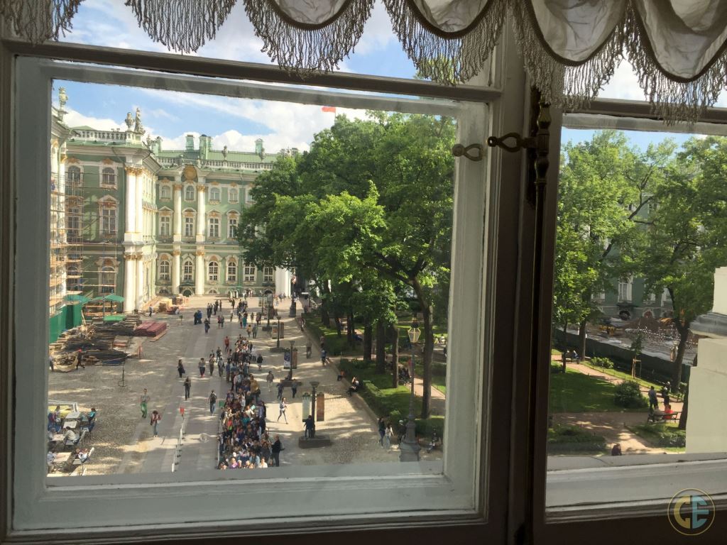 Photo Through The Window Of The Hermitage 2